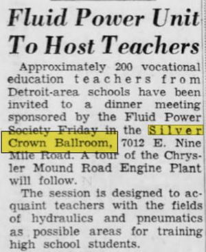 Silver Crown Ballroom (Amber House) - Feb 1964 Article (newer photo)